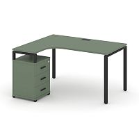 Стол эргономичный с опорной тумбой Concept CN.SA-307(L)