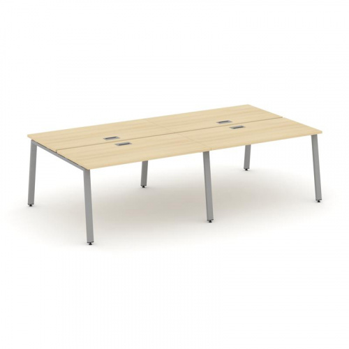 Style Project Рабочая станция 2-х сторон. SN-6A.DRS-032 Акация Лорка/Металл Белый 2360*1232*750 фото 2