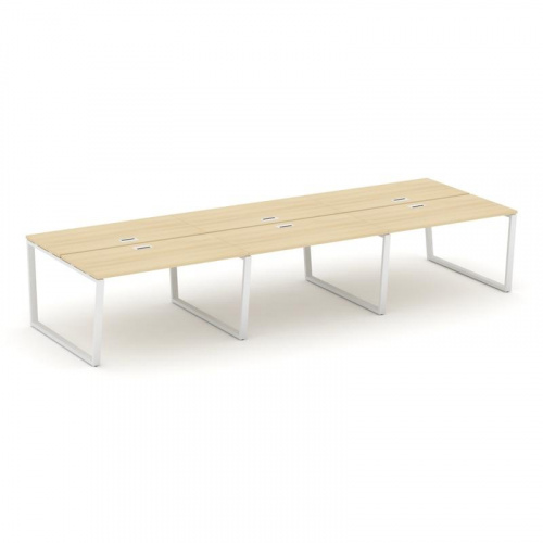 Style Project Рабочая станция 2-х сторон. SN-6T2.DRS-084 Акация Лорка/Металл Антрацит/Заглушка Пласт фото 21