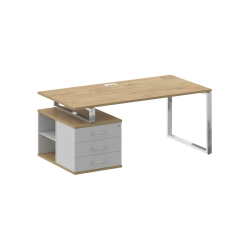 Стол руководителя (С опорной тумбой) Shift SK.SRT-180 (L)