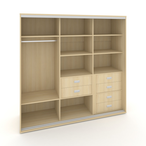 Корпус 3-х секционного шкафа низкого L=1769мм Maris SH.K3-2.2 K3 Корпус 3-х секционного шкафа низкого L=1769мм Maris SH.K3-2.2 K3