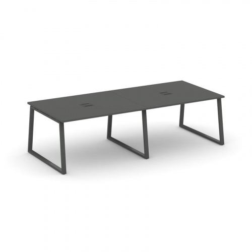 Style Project Стол переговорный SN-6T1.SPRG-043 Акация Лорка/Металл Антрацит/Заглушка Металл Антраци фото 27