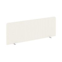 Настольный Экран фронтальный UNE.TEKRF-309 Белый/Металл Серый 1400*28*325