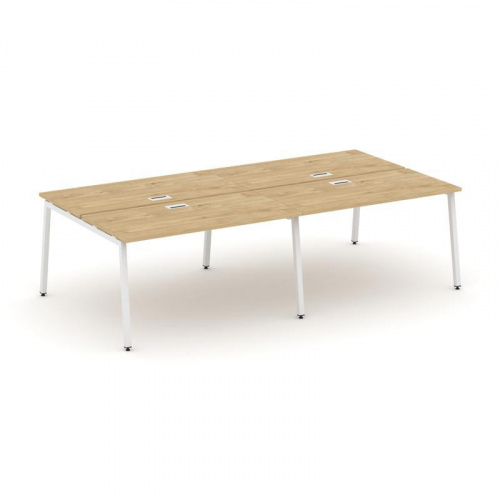 Style Project Рабочая станция 2-х сторон. SN-4A.DRS-044 Вяз Благородный/Металл Белый 3160*1432*750 фото 25