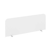 Настольный Экран фронтальный UNE.DEKRF-301 Белый Бриллиант/Металл Серый 980*18*325