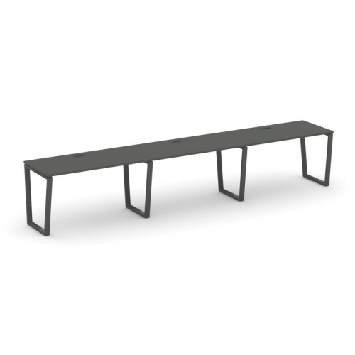 Style Project Рабочая станция 1 сторон. SN-6T2.ORS-032 Акация Лорка/Металл Антрацит/Заглушка Пластик фото 27