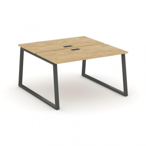 Style Project Рабочая станция 2-х сторон. SN-6T1.DRS-001 Акация Лорка/Металл Антрацит/Заглушка Пласт фото 22