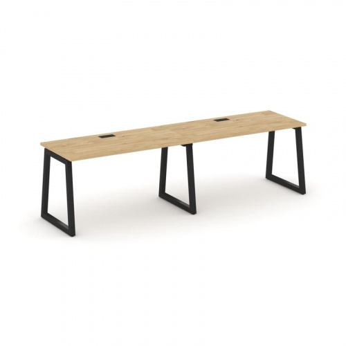 Style Project Рабочая станция 1 сторон. SN-5T1.ORS-014 Акация Лорка/Металл Антрацит/Заглушка Пластик