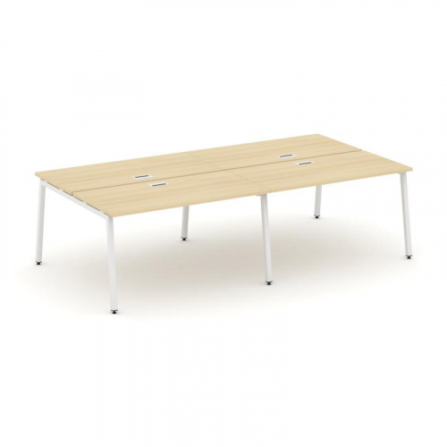 Style Project Рабочая станция 2-х сторон. SN-4A.DRS-044 Вяз Благородный/Металл Белый 3160*1432*750 фото 27