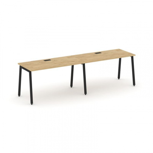 Style Project Рабочая станция 1 сторон. SN-4A.ORS-023 Акация Лорка/Металл Антрацит 2760*800*750 фото 6