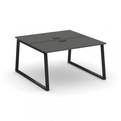 Style Project Рабочая станция 2-х сторон. SN-6T1.DRS-001 Акация Лорка/Металл Антрацит/Заглушка Пласт фото 5