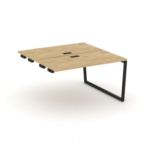 Style Project Стол-приставка к опор. элем. SN-4T2.DPRS-013 Акация Лорка/Металл Антрацит/Заглушка Пла