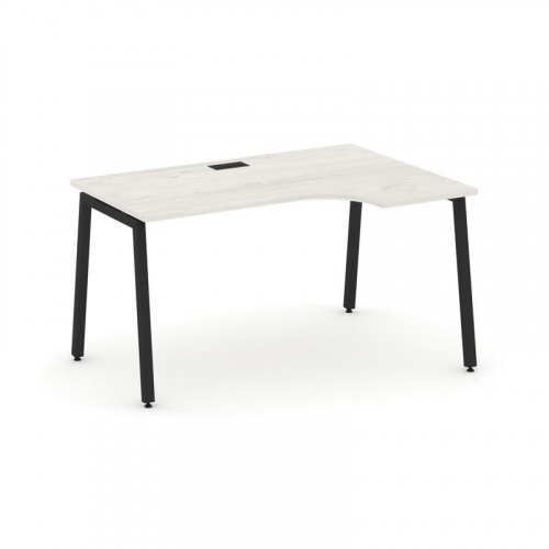 Style Project Стол рабочий эргоном. SN-4A.SPA-011(R) Антрацит/Металл Антрацит 1380*700/980*750 фото 10