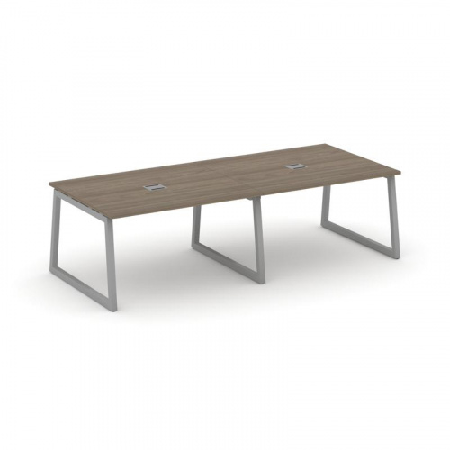 Style Project Стол переговорный SN-5T1.SPRG-044 Акация Лорка/Металл Антрацит/Заглушка Металл Антраци фото 15