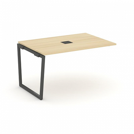 Style Project Проходной наб. элем. перег. стола SN-4T2.NSPRG-004 Акация Лорка/Металл Антрацит/Заглуш