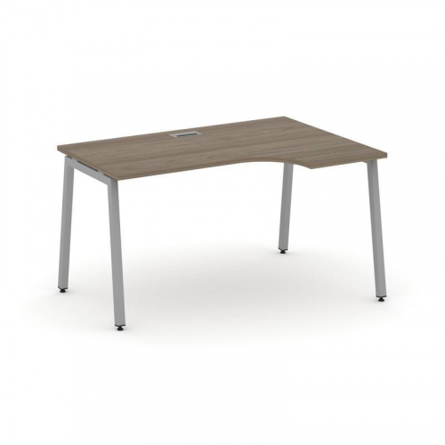 Style Project Стол рабочий эргоном. SN-4A.SPA-011(R) Антрацит/Металл Антрацит 1380*700/980*750 фото 13