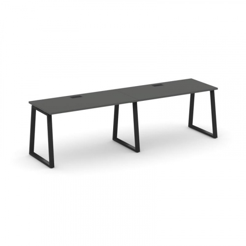 Style Project Рабочая станция 1 сторон. SN-6T1.ORS-022 Акация Лорка/Металл Антрацит/Заглушка Пластик фото 7