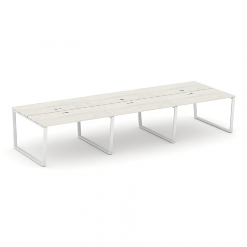 Style Project Рабочая станция 2-х сторон. SN-6T2.DRS-084 Акация Лорка/Металл Антрацит/Заглушка Пласт фото 13