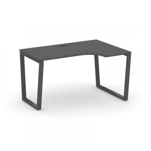 Style Project Стол рабочий эргоном. SN-6T2.SPA-021(R) Акация Лорка/Металл Антрацит/Заглушка Пластик фото 27