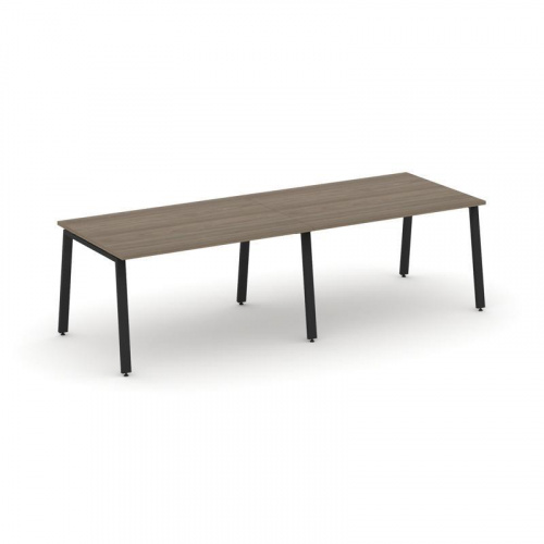 Style Project Стол переговорный SN-6A.SPRG-011.3 Тиквуд Светлый/Металл Антрацит 1960*980*750 фото 12