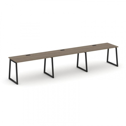 Style Project Рабочая станция 1 сторон. SN-4T1.ORS-054 Акация Лорка/Металл Антрацит/Заглушка Пластик фото 6