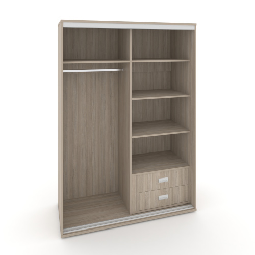 Корпус 2-х секционного шкафа низкого L=1400мм Maris SH.K2-4.2 K1 фото 3