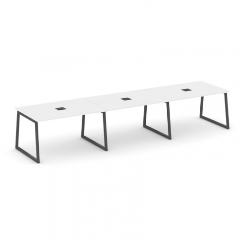 Style Project Стол переговорный SN-4T1.SPRG-021 Акация Лорка/Металл Антрацит/Заглушка Металл Антраци фото 26