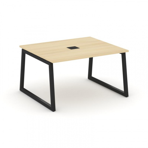 Style Project Стол переговорный SN-5T1.SPRG-034 Акация Лорка/Металл Антрацит/Заглушка Металл Антраци фото 8