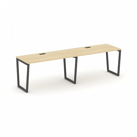 Style Project Рабочая станция 1 сторон. SN-4T2.ORS-021 Акация Лорка/Металл Антрацит/Заглушка Пластик