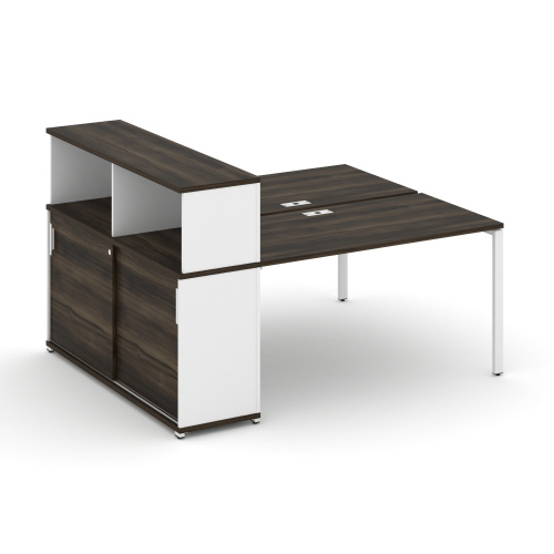 Бенч-система с опорным шкафом-купе с надставкой Concept CN.DRS-239 фото 10