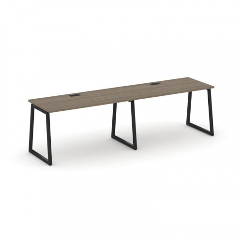 Style Project Рабочая станция 1 сторон. SN-4T1.ORS-023 Акация Лорка/Металл Антрацит/Заглушка Пластик фото 4