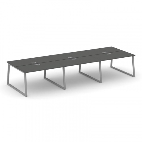 Style Project Рабочая станция 2-х сторон. SN-6T1.DRS-073 Акация Лорка/Металл Антрацит/Заглушка Пласт фото 18