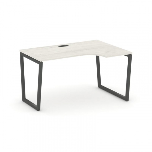 Style Project Стол рабочий эргоном. SN-4T2.SPA-011(R) Акация Лорка/Металл Антрацит/Заглушка Пластик фото 24