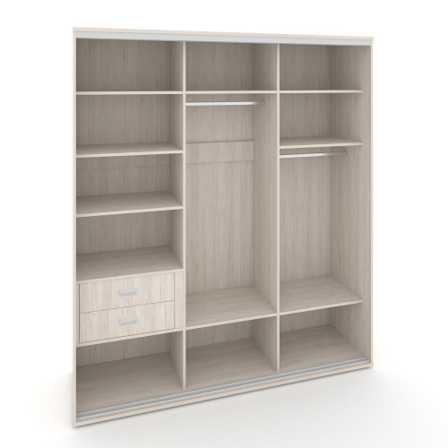 Корпус 3-х секционного шкафа высокого L=2669мм Maris SH.K3-8.1 K5 фото 2