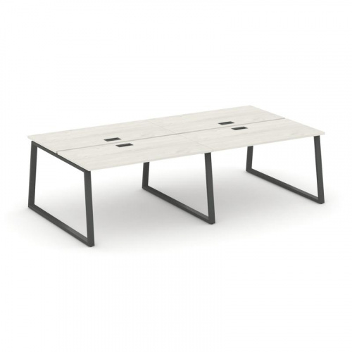 Style Project Рабочая станция 2-х сторон. SN-6T1.DRS-042 Акация Лорка/Металл Антрацит/Заглушка Пласт фото 24