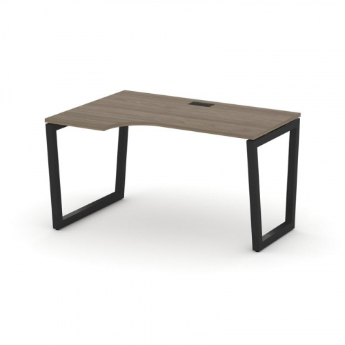 Style Project Стол рабочий эргоном. SN-5T2.SPA-021(L) Акация Лорка/Металл Антрацит/Заглушка Пластик фото 5