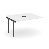 Style Project Проходной наб. элем. перег. стола SN-4P.NSPRG-032 Белый/Металл Антрацит 1180*1180*750