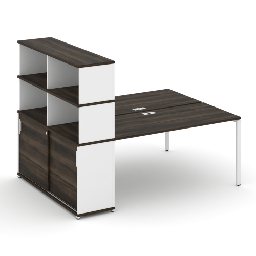 Бенч-система с опорным шкафом-купе с надставкой Concept CN.DRS-244 фото 10