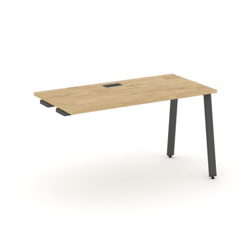 Style Project Стол-приставка к опор. элем. SN-6A.OPRS-013 Дуб Табак/Металл Белый 1380*700*750 фото 27