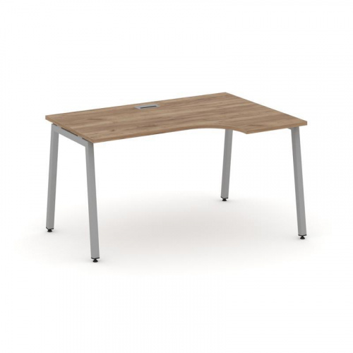 Style Project Стол рабочий эргоном. SN-4A.SPA-011(R) Антрацит/Металл Антрацит 1380*700/980*750 фото 3