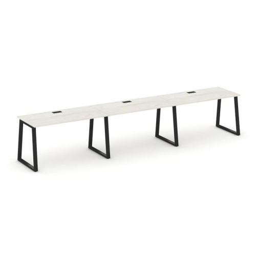 Style Project Рабочая станция 1 сторон. SN-6T1.ORS-032 Акация Лорка/Металл Антрацит/Заглушка Пластик фото 9