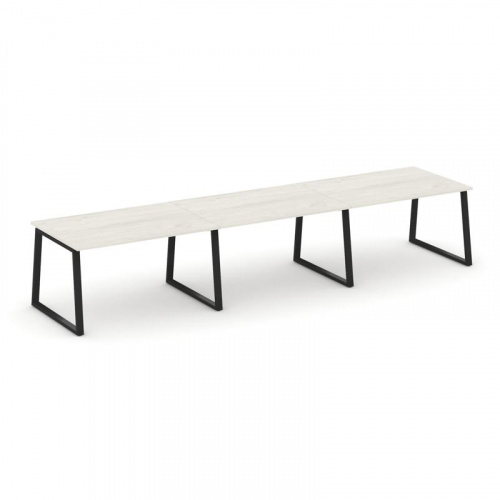 Style Project Стол переговорный SN-6T1.SPRG-023.3 Акация Лорка/Металл Антрацит 4410*980*750 фото 9