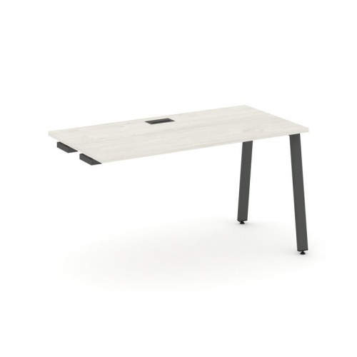 Style Project Стол-приставка к опор. элем. SN-6A.OPRS-013 Дуб Табак/Металл Белый 1380*700*750 фото 16