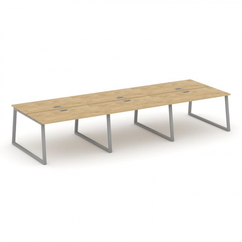 Style Project Рабочая станция 2-х сторон. SN-6T1.DRS-073 Акация Лорка/Металл Антрацит/Заглушка Пласт фото 2