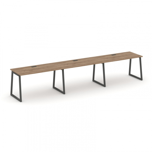 Style Project Рабочая станция 1 сторон. SN-4T1.ORS-054 Акация Лорка/Металл Антрацит/Заглушка Пластик фото 10