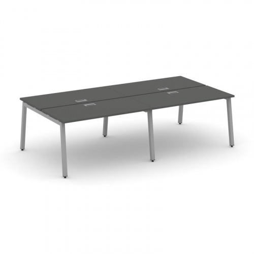 Style Project Рабочая станция 2-х сторон. SN-5A.DRS-033 Дуб Наварра/Металл Белый 2760*1232*750