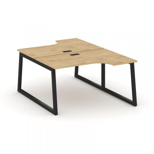 Style Project Рабочая станция эргоном. SN-5T1.DRPA-022 Акация Лорка/Металл Антрацит/Заглушка Пластик