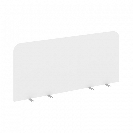 Настольный Экран фронтальный UNE.DEKRF-505 Белый Бриллиант/Металл Серый 1780*18*525