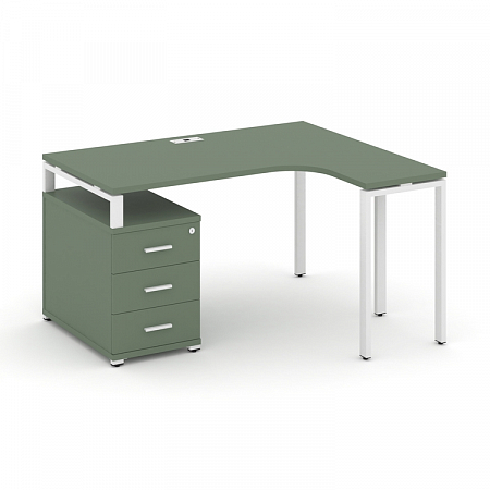 Стол эргономичный с опорной тумбой Concept CN.SA-303(R)