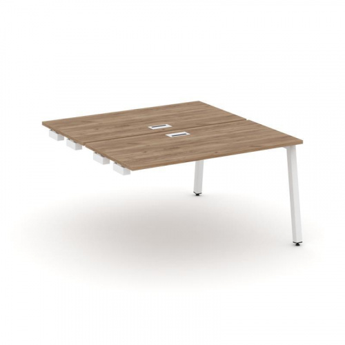 Style Project Стол-приставка к опор. элем. SN-5A.DPRS-002 Дуб Табак/Металл Белый 1180*1232*750 фото 28